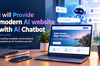 create SEO friendly ai website with ai chatbot