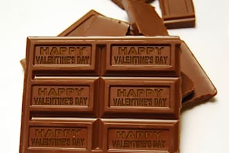 put your message on chocolate