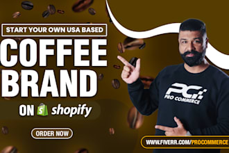 build a private label coffee shopify dropshipping store