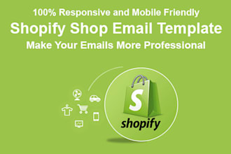 design shopify shop email template