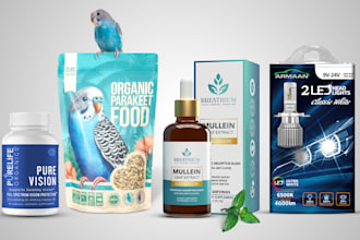 design professional label and packaging for your product