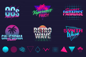 design a custom vintage or retro logo for you
