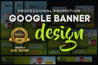 design creative banner ads for google adwords