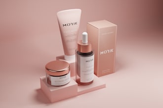 create modern and luxury product packaging box or label design