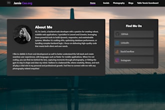 create you a basic website page from scratch