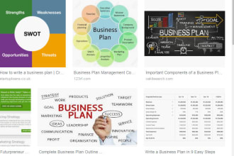 do research projects, business proposals and business plans