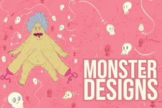 draw monsters design concept art