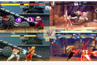 create 2d fighting and adventure game on unity engine