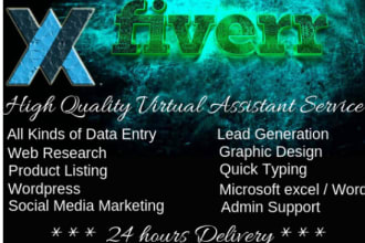 be your reliable virtual assistant for admin support