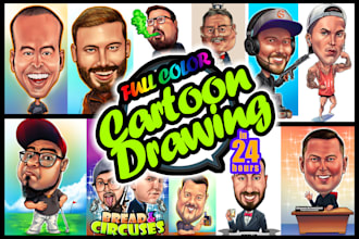 create colorful cartoon portraits from your images
