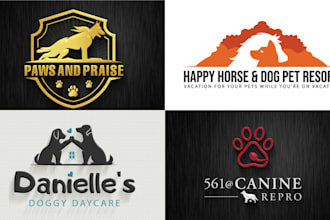 create dog ,animal ,cat pet logo design,unlimited revisions