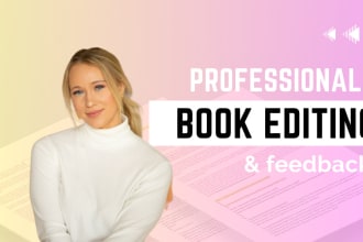 professionally edit your book or story