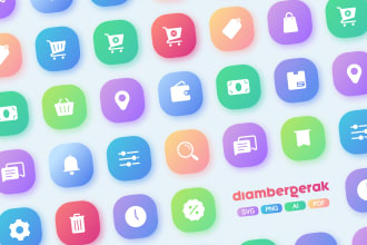 create custom vector icon for UI