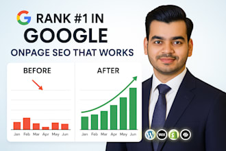 do technical complete onpage SEO for wordpress, shopify, wix