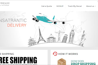 create courier management system for you