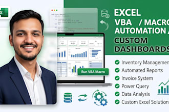 design custom excel dashboards, reports, and spreadsheets