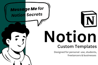 create advanced and fully customized notion template