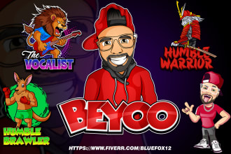 do cartoon logo, mascot, character design, cartoon character