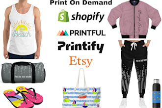 design products for printify and printful
