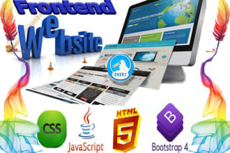 do responsive front end development using html5 css3 and bootstrap