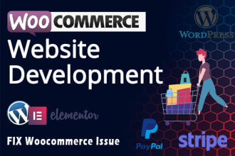 create ecommerce website with woocommerce and fix issues