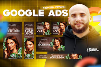 design professional and modern banner ads