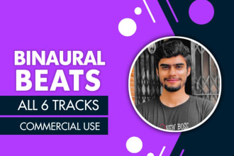produce original binaural beats meditation music for commercial use