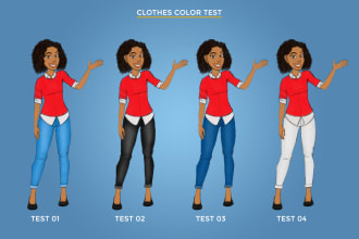create your 2d character design