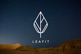 do modern line art text or badge logo design in 24 hours