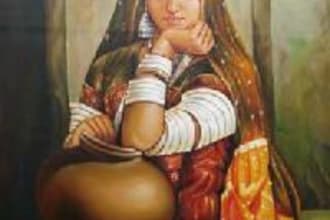 paint ur portrait with oil paint