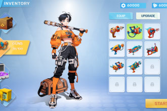 design best game ui for consoles, PC and mobile