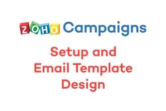 setup, create email template in zoho campaigns