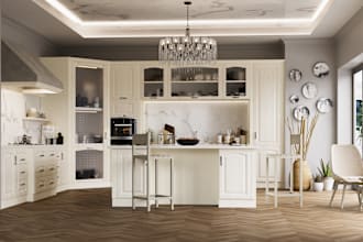 create 3d rendering for your kitchen design