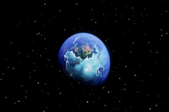 render a 3d planet