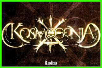 design a logo for your rock or metal band