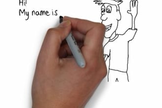 create a WHITEBOARD Animation Video