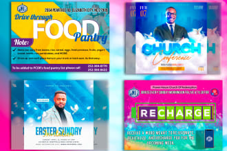 do event flyer design, church flyer design or flyers for church