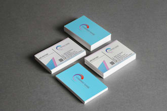 design fashionable business cards, stationary and letterhead