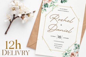 design elegant wedding invitation birthday invites save the date