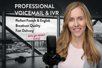 voice your bilingual voicemail in english and french