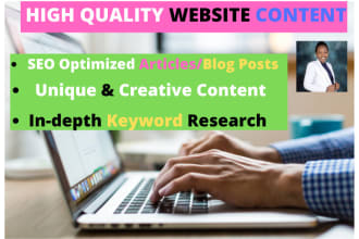 write quality business and real estate SEO articles