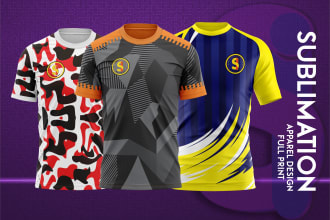 design a full print sublimation jersey or uniform