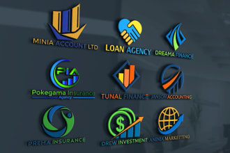 do  marketing, insurance, accounting or financial logo