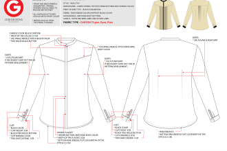 create fashion flat sketch and tech pack and drawings