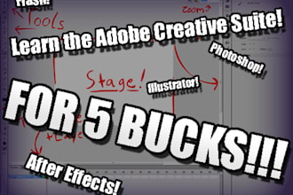 teach Flash Photoshop Illustrator After Effects