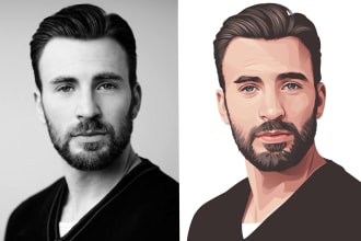 draw cartoon portrait from your photo