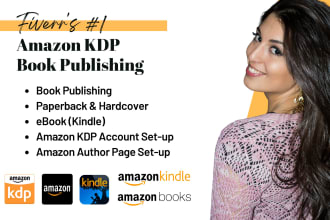 publish your book and kindle ebook on amazon KDP in all formats