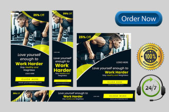 design web banner, affiliate ads, website header, banner, amazon ads, social ads