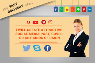 design social media cover and post