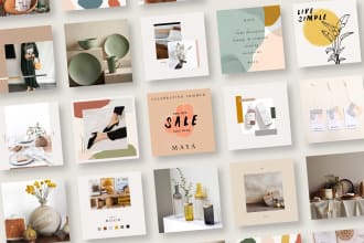 create content and designs for your social media accounts